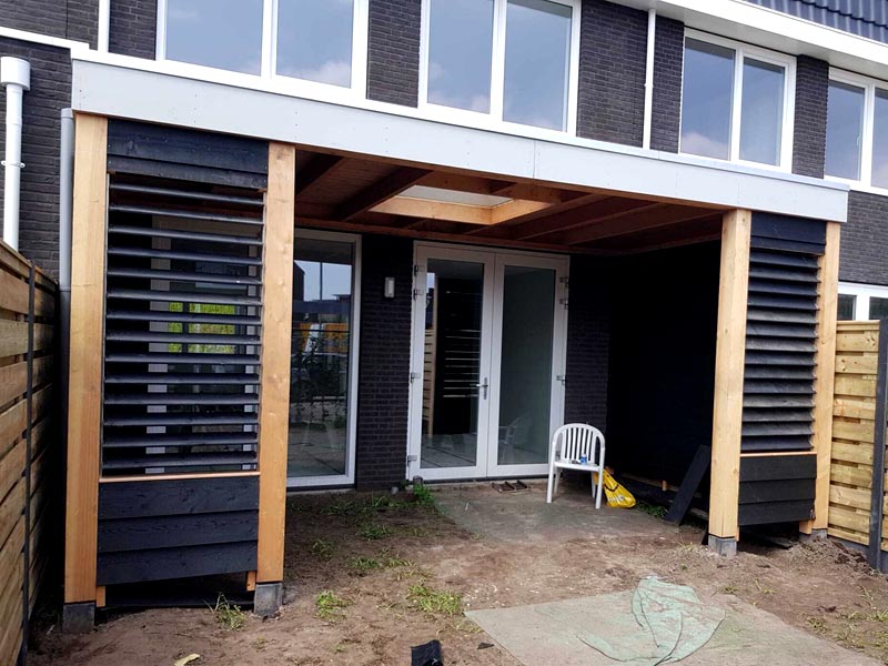 Project 2 - Houten overkapping aan huis