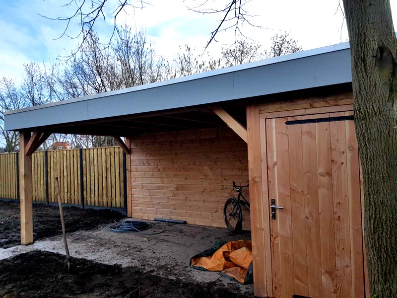 Project 4 - Mooie houten overkapping in tuin
