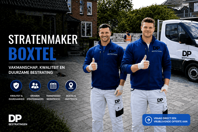 Voordelen professioneel stratenmakersbedrijf Boxtel
